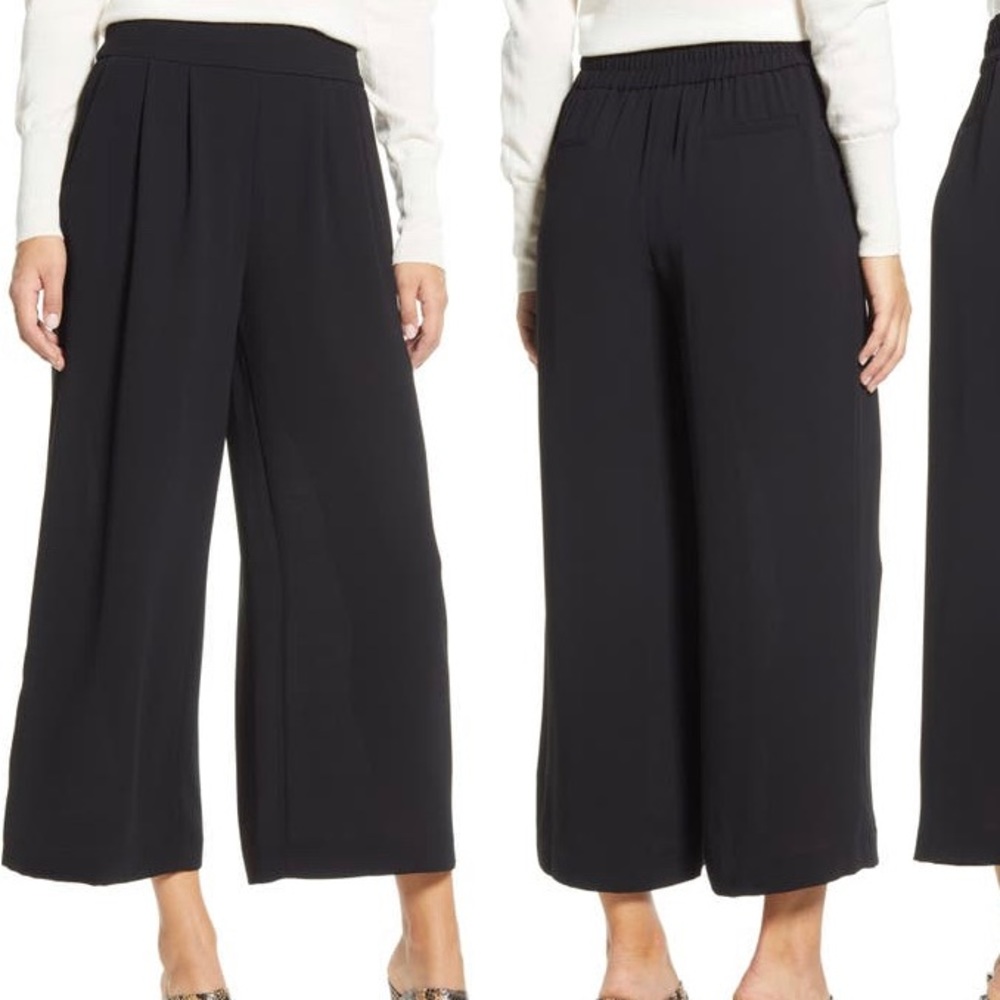 1.State Wide Leg Crepe Trousers | CLOSET CLOSING